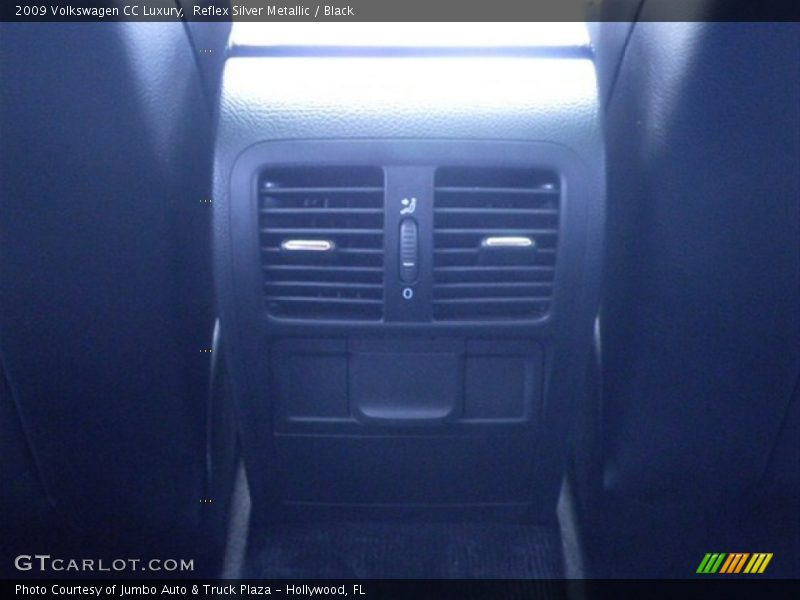 Reflex Silver Metallic / Black 2009 Volkswagen CC Luxury