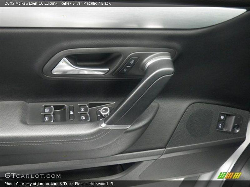 Reflex Silver Metallic / Black 2009 Volkswagen CC Luxury