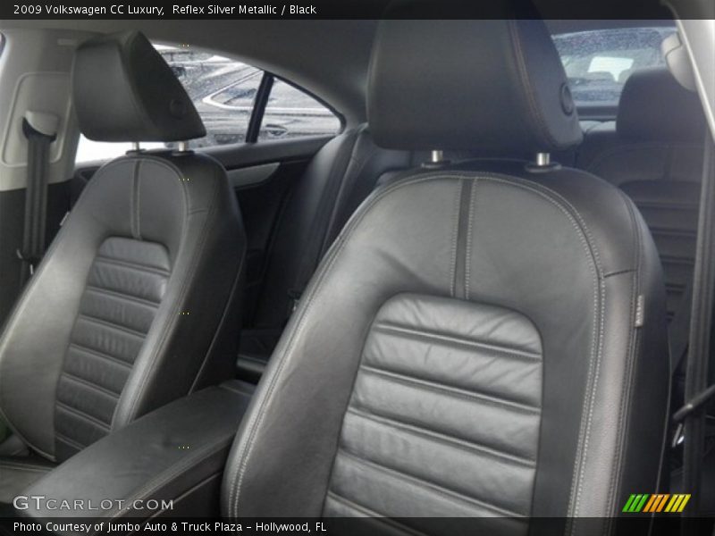 Reflex Silver Metallic / Black 2009 Volkswagen CC Luxury