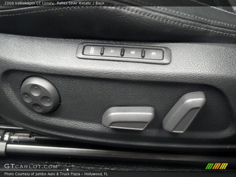 Reflex Silver Metallic / Black 2009 Volkswagen CC Luxury