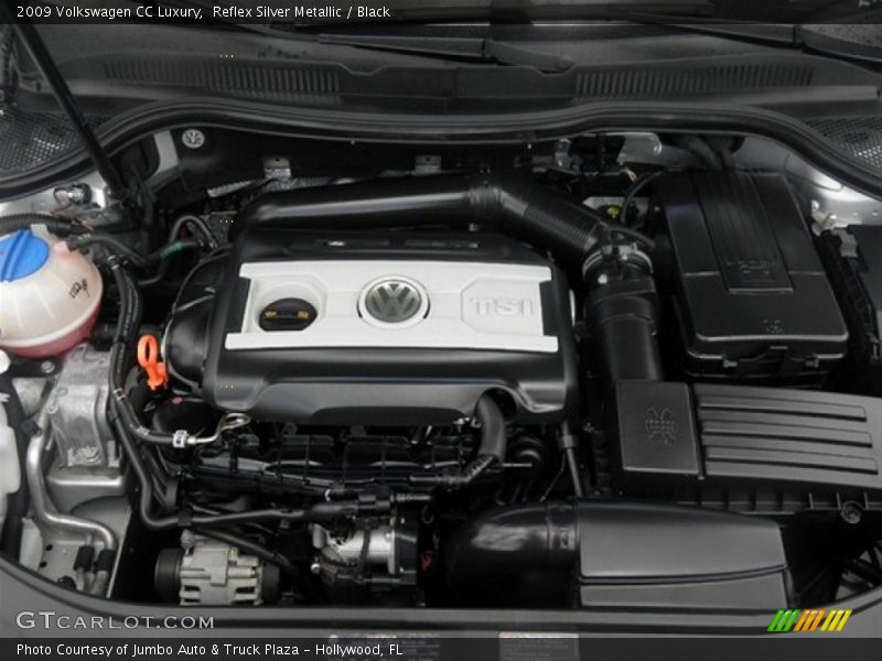Reflex Silver Metallic / Black 2009 Volkswagen CC Luxury