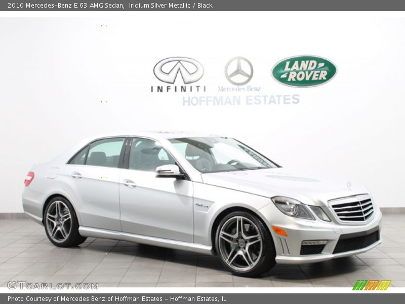 Iridium Silver Metallic / Black 2010 Mercedes-Benz E 63 AMG Sedan