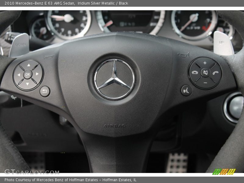 Iridium Silver Metallic / Black 2010 Mercedes-Benz E 63 AMG Sedan