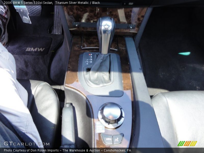 Titanium Silver Metallic / Black 2006 BMW 5 Series 530xi Sedan
