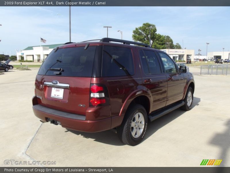Dark Copper Metallic / Camel 2009 Ford Explorer XLT 4x4