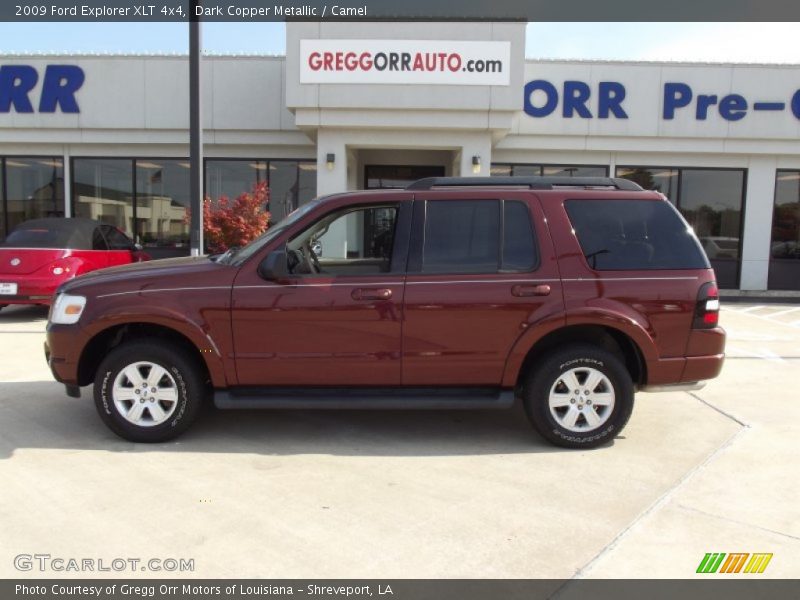 Dark Copper Metallic / Camel 2009 Ford Explorer XLT 4x4