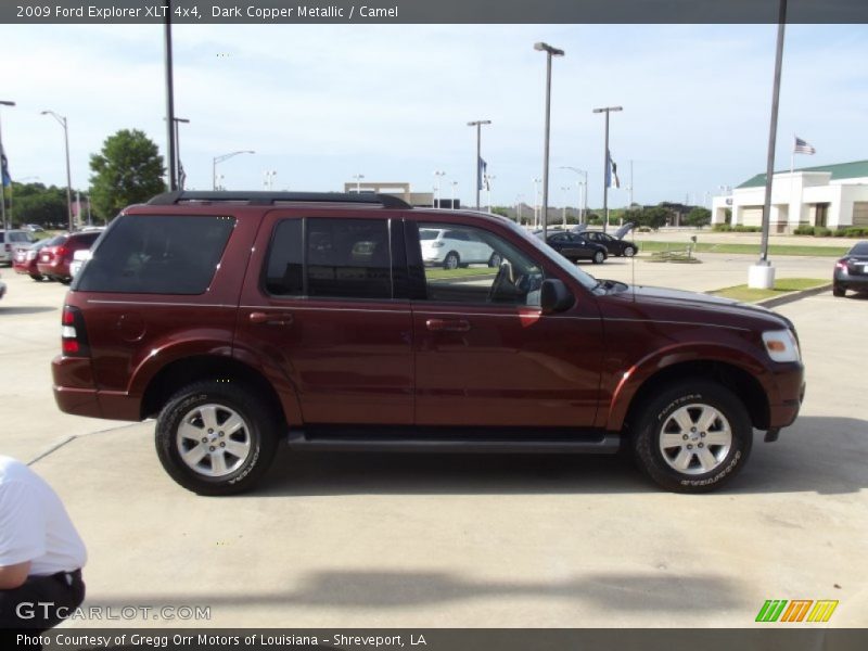 Dark Copper Metallic / Camel 2009 Ford Explorer XLT 4x4