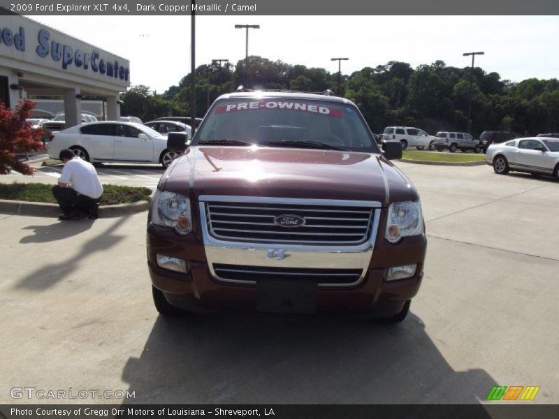 Dark Copper Metallic / Camel 2009 Ford Explorer XLT 4x4
