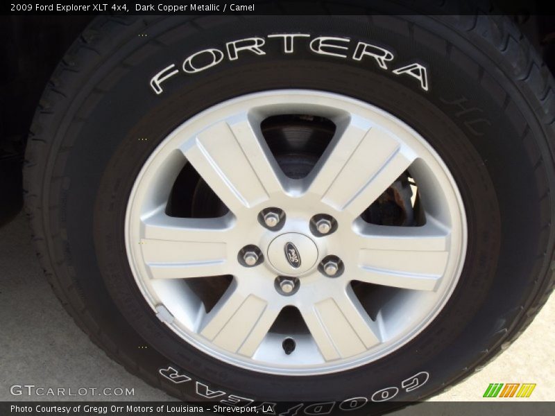 Dark Copper Metallic / Camel 2009 Ford Explorer XLT 4x4