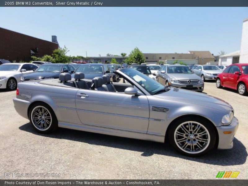 Silver Grey Metallic / Grey 2005 BMW M3 Convertible