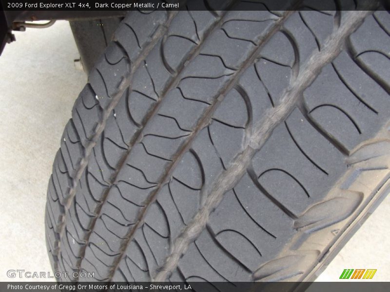 Dark Copper Metallic / Camel 2009 Ford Explorer XLT 4x4