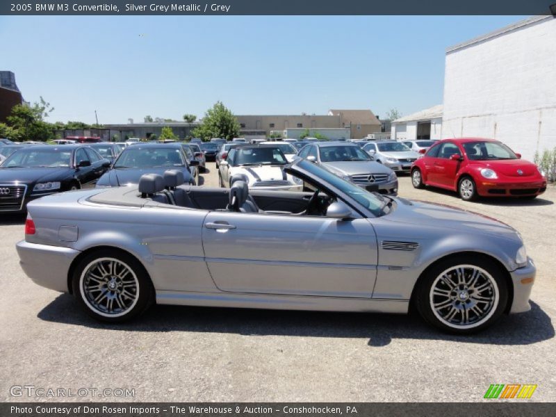 Silver Grey Metallic / Grey 2005 BMW M3 Convertible