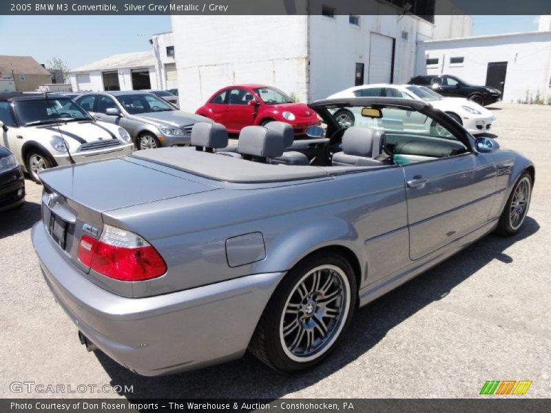 Silver Grey Metallic / Grey 2005 BMW M3 Convertible