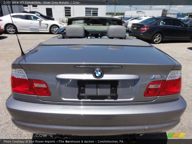 Silver Grey Metallic / Grey 2005 BMW M3 Convertible