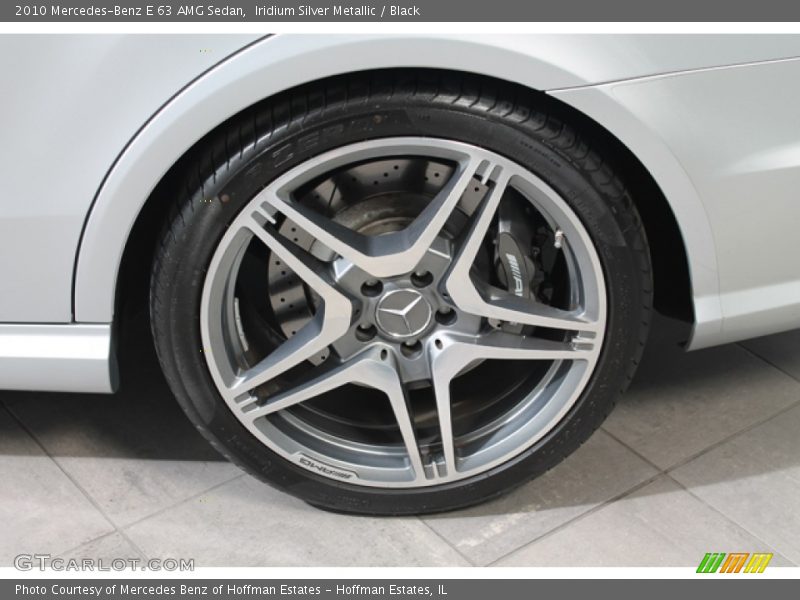 Iridium Silver Metallic / Black 2010 Mercedes-Benz E 63 AMG Sedan