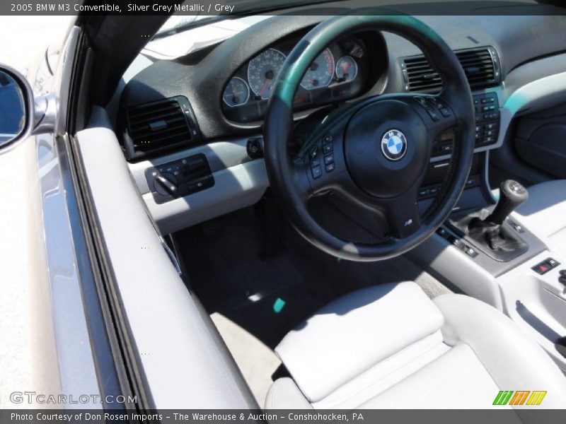Silver Grey Metallic / Grey 2005 BMW M3 Convertible