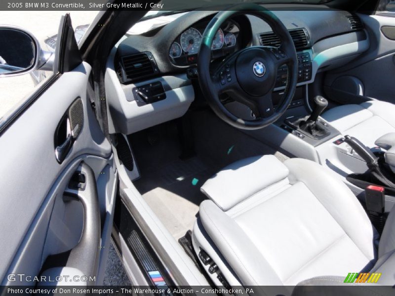 Silver Grey Metallic / Grey 2005 BMW M3 Convertible