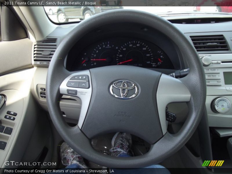 Sandy Beach Metallic / Bisque 2011 Toyota Camry LE
