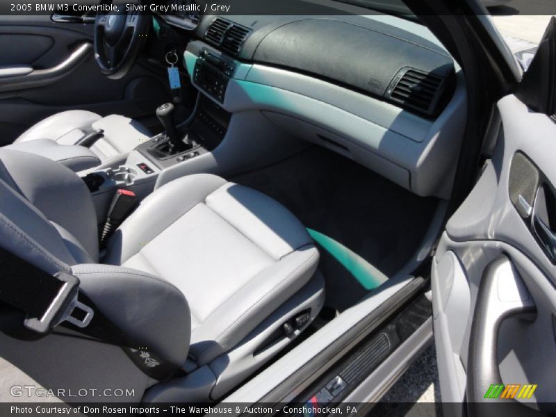 Silver Grey Metallic / Grey 2005 BMW M3 Convertible