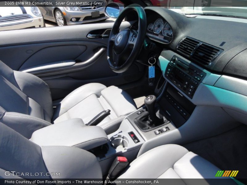 Silver Grey Metallic / Grey 2005 BMW M3 Convertible