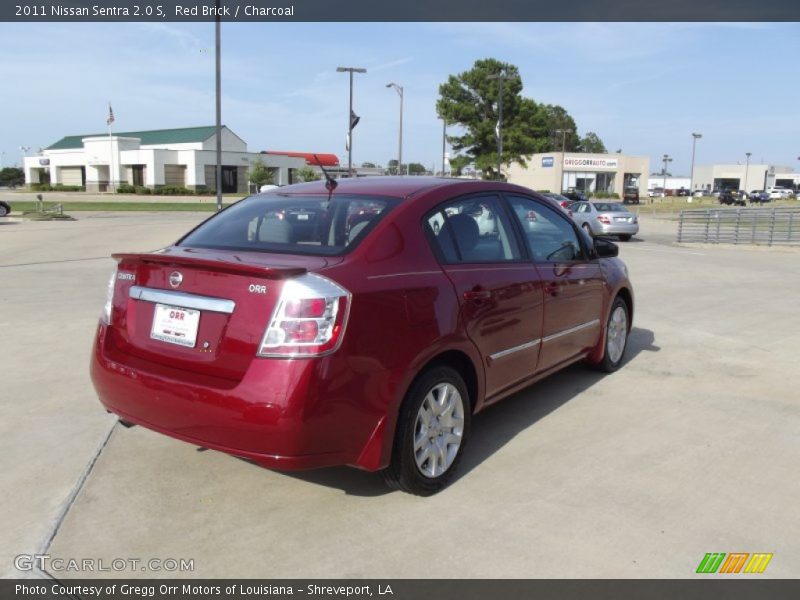 Red Brick / Charcoal 2011 Nissan Sentra 2.0 S