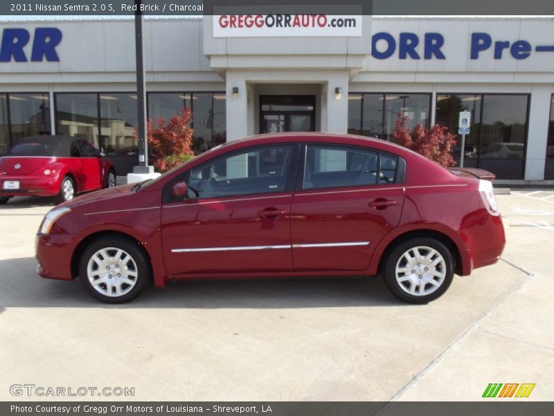 Red Brick / Charcoal 2011 Nissan Sentra 2.0 S