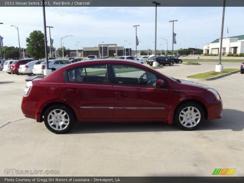 Red Brick / Charcoal 2011 Nissan Sentra 2.0 S