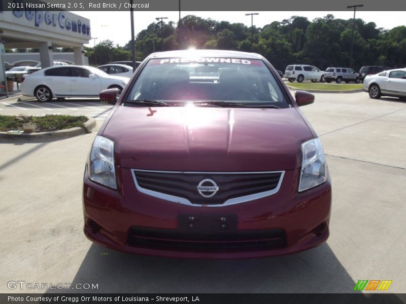 Red Brick / Charcoal 2011 Nissan Sentra 2.0 S