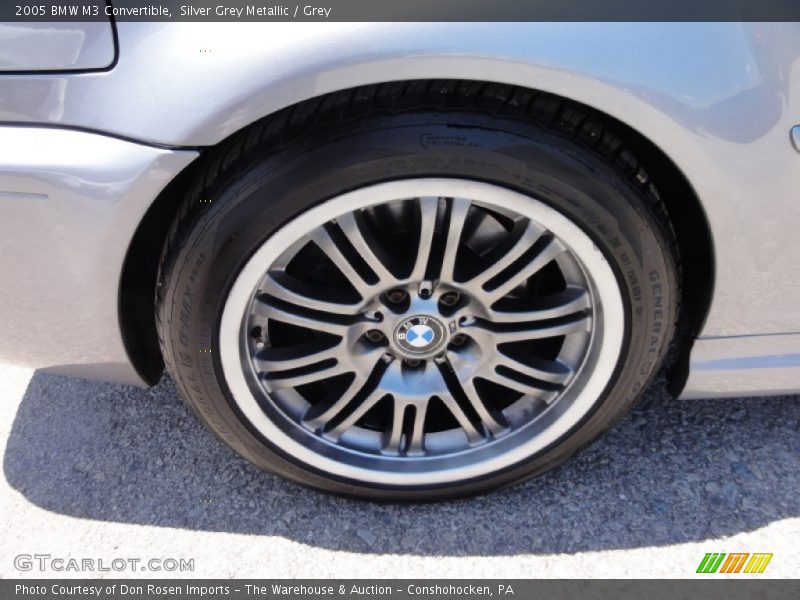 Silver Grey Metallic / Grey 2005 BMW M3 Convertible