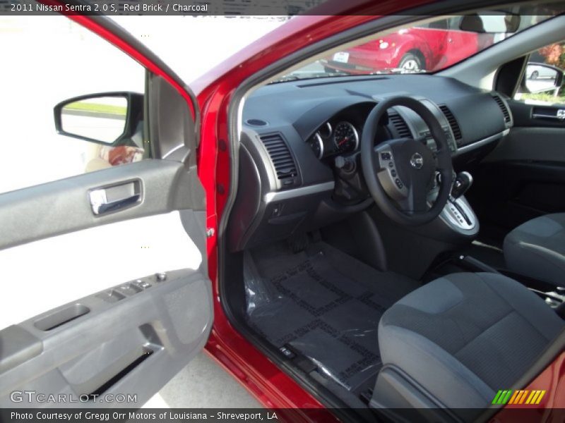Red Brick / Charcoal 2011 Nissan Sentra 2.0 S