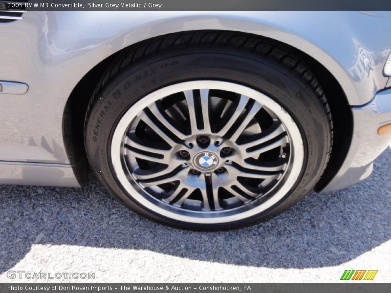 Silver Grey Metallic / Grey 2005 BMW M3 Convertible