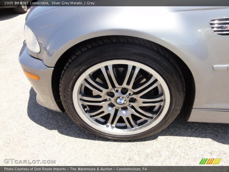 Silver Grey Metallic / Grey 2005 BMW M3 Convertible