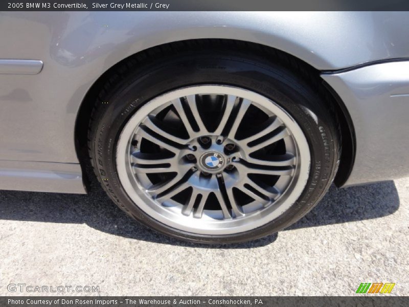 Silver Grey Metallic / Grey 2005 BMW M3 Convertible