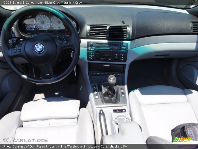 Silver Grey Metallic / Grey 2005 BMW M3 Convertible