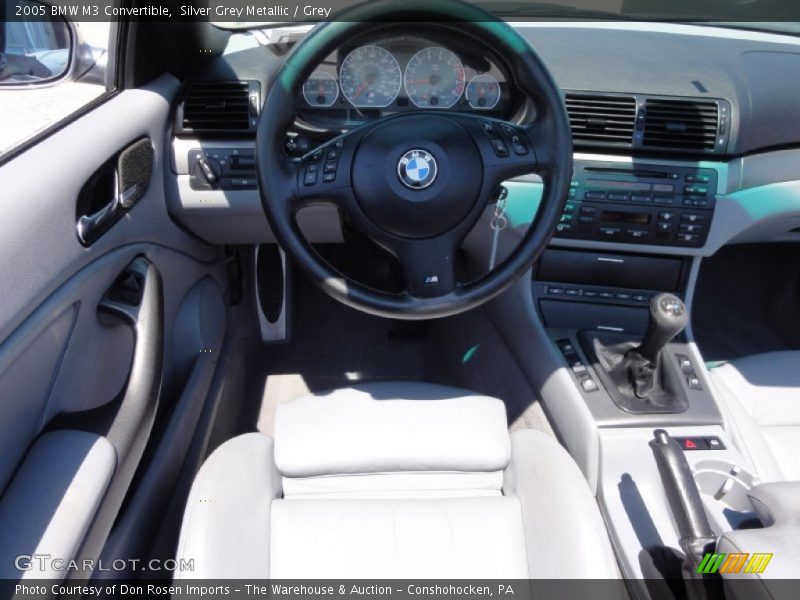 Silver Grey Metallic / Grey 2005 BMW M3 Convertible