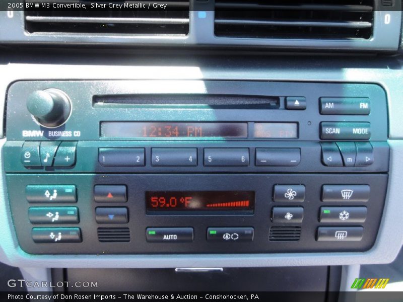 Silver Grey Metallic / Grey 2005 BMW M3 Convertible