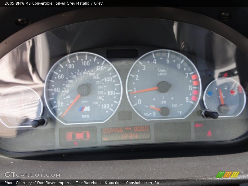 Silver Grey Metallic / Grey 2005 BMW M3 Convertible