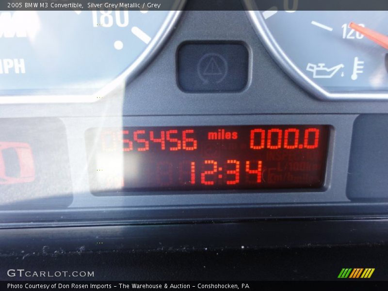 Silver Grey Metallic / Grey 2005 BMW M3 Convertible