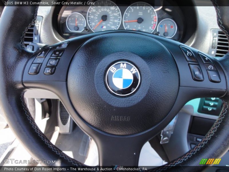 Silver Grey Metallic / Grey 2005 BMW M3 Convertible