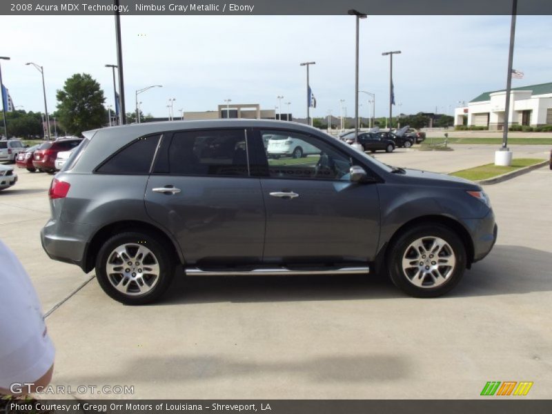 Nimbus Gray Metallic / Ebony 2008 Acura MDX Technology