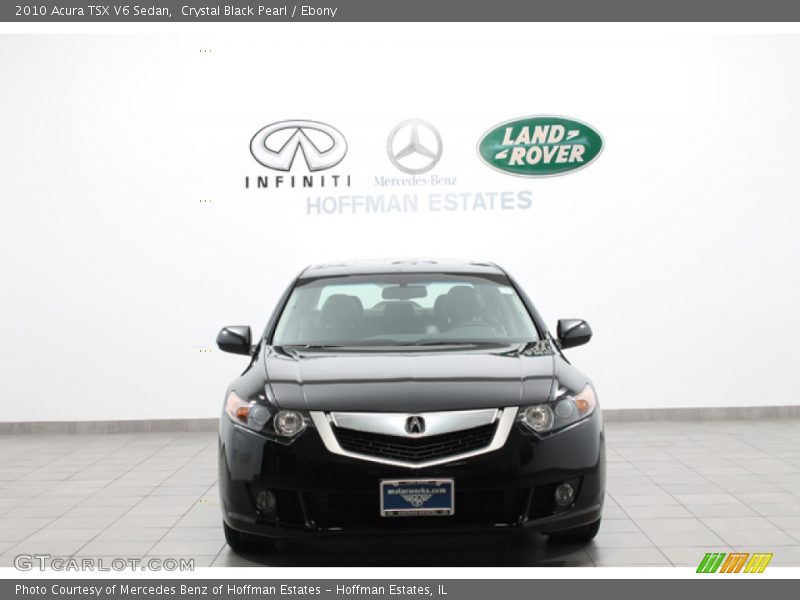 Crystal Black Pearl / Ebony 2010 Acura TSX V6 Sedan