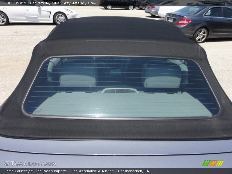 Silver Grey Metallic / Grey 2005 BMW M3 Convertible