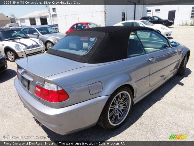 Silver Grey Metallic / Grey 2005 BMW M3 Convertible