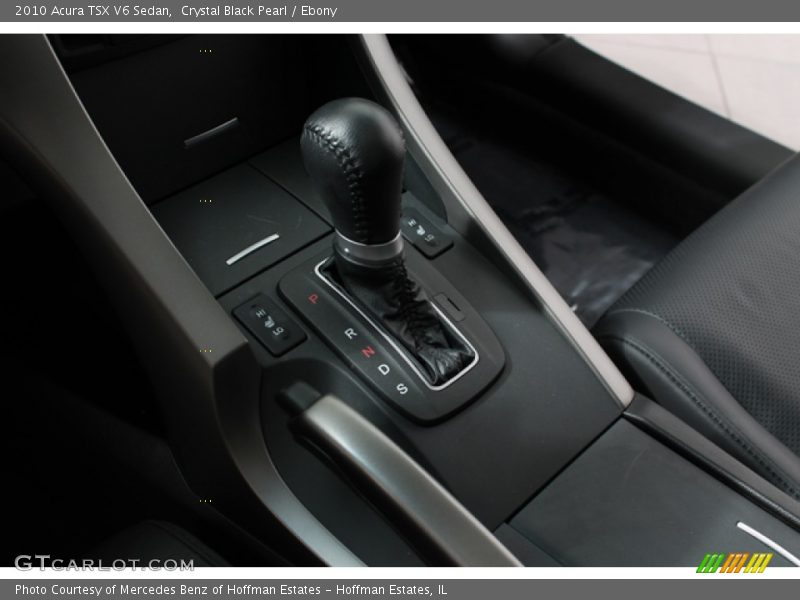 Crystal Black Pearl / Ebony 2010 Acura TSX V6 Sedan