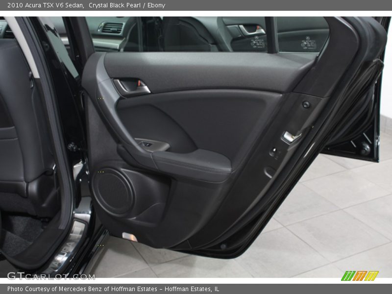 Crystal Black Pearl / Ebony 2010 Acura TSX V6 Sedan