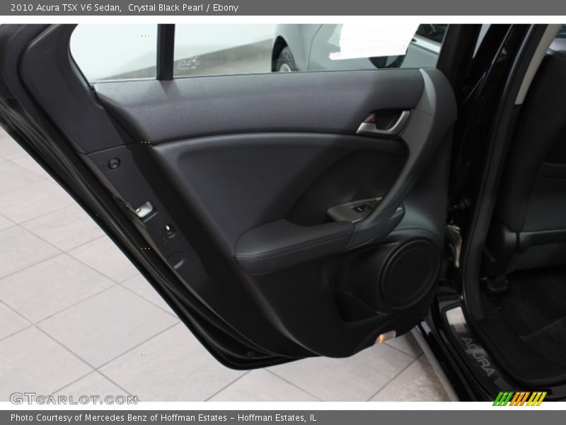 Crystal Black Pearl / Ebony 2010 Acura TSX V6 Sedan