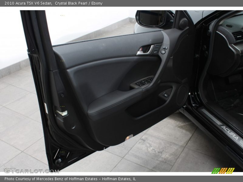 Crystal Black Pearl / Ebony 2010 Acura TSX V6 Sedan