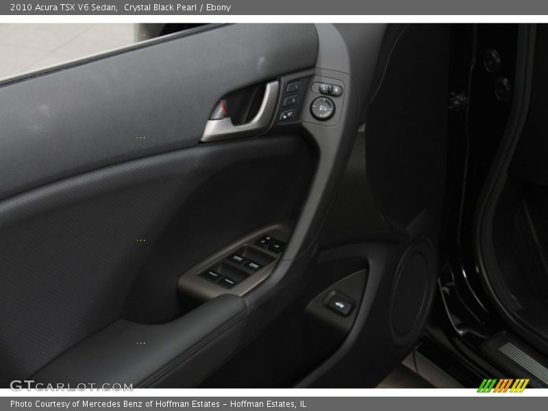 Crystal Black Pearl / Ebony 2010 Acura TSX V6 Sedan