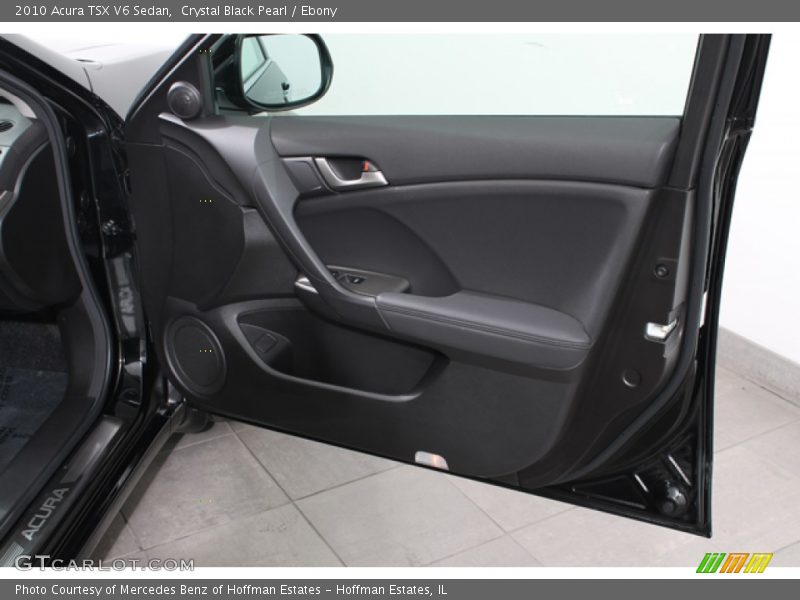 Crystal Black Pearl / Ebony 2010 Acura TSX V6 Sedan