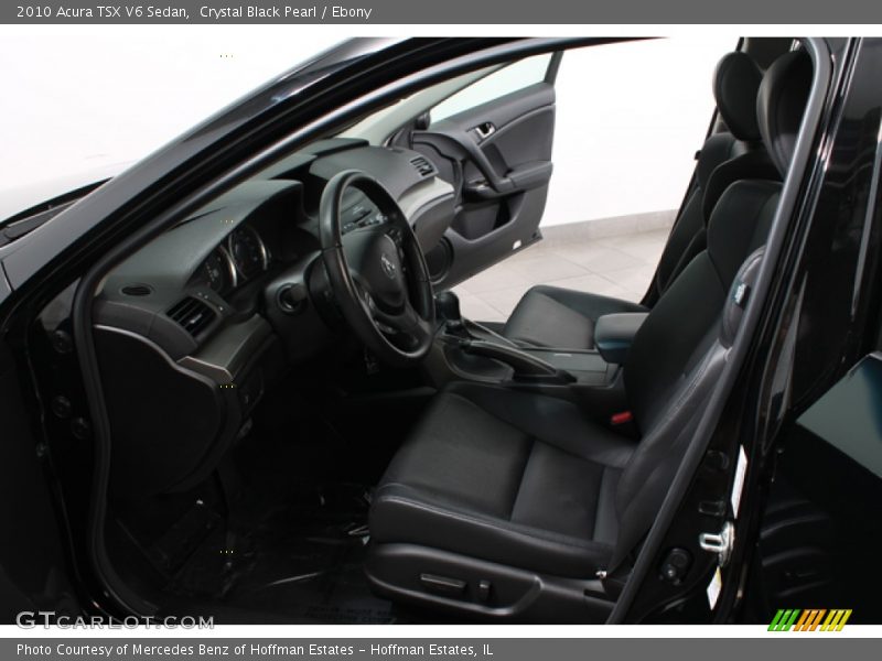 Crystal Black Pearl / Ebony 2010 Acura TSX V6 Sedan
